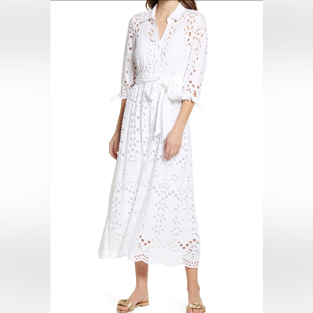 Lilly Pulitzer White Eyelet Amrita dress